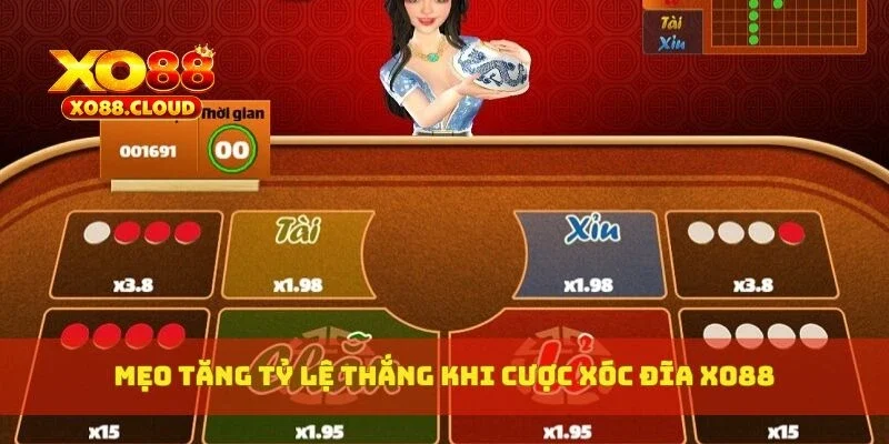 Mẹo tăng tỷ lệ thắng khi cược xóc đĩa XO88